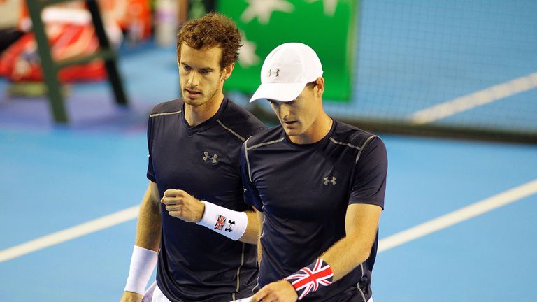 Andy Murray and Jamie Murray