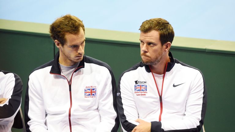 Murray and his captain Leon Smith are looking to lead Great Britain to a second successive Davis Cup final