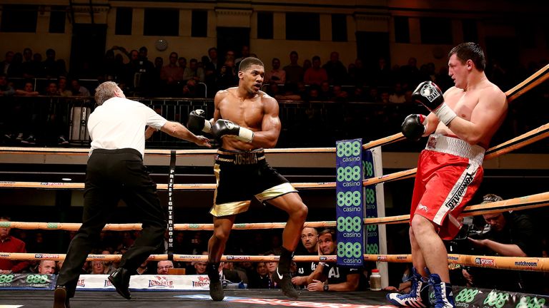 Anthony Joshua fought at York Hall early in his career