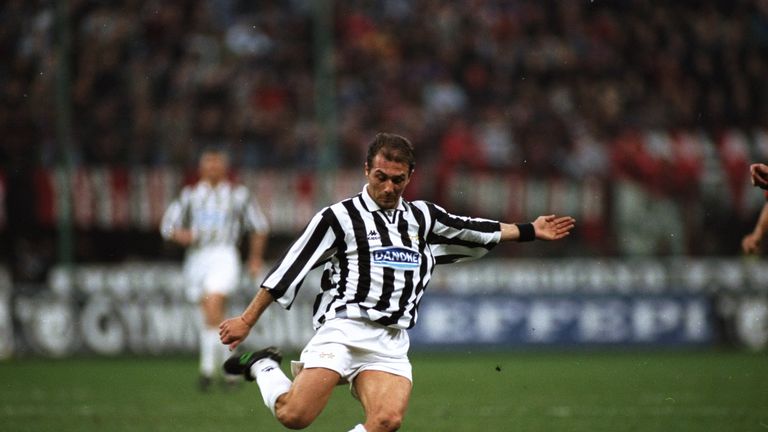 Antonio Conte played for Juventus from 1991 to 2004
