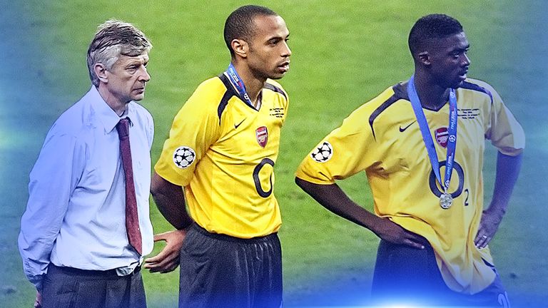 Arsenal were beaten by Barcelona in the 2006 Champions League final