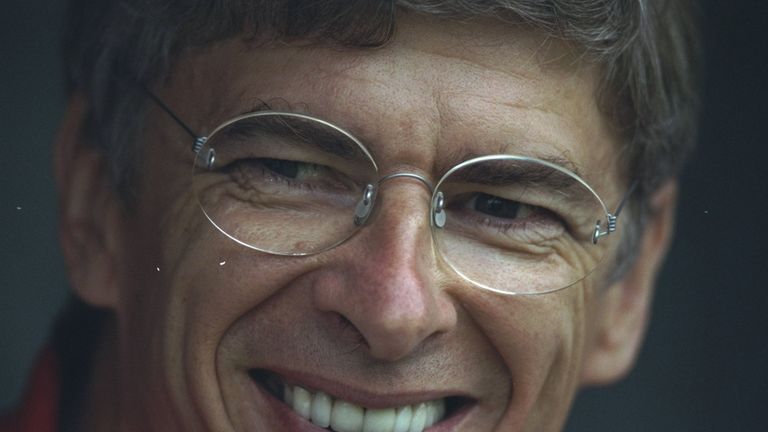 Arsenal manager Arsene Wenger pictured in July 1997