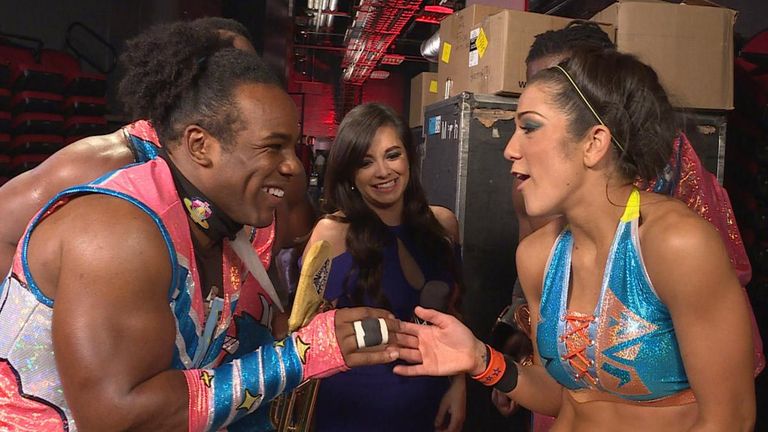 WWE - Bayley and Xavier Woods