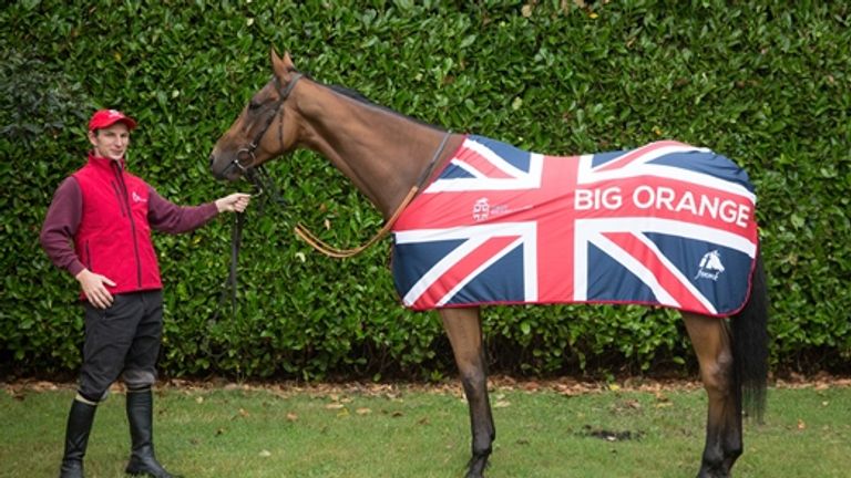Big Orange in his Team British Racing livery 