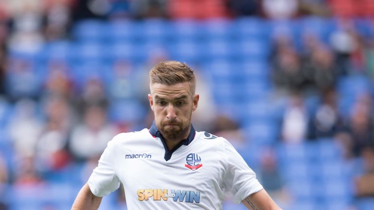 BOLTON, ENGLAND - JULY 30: Mark Beevers of Bolton Wanderers during the Pre-Season Friendly between Bolton Wanderers and Preston North End  at Macron Stadiu