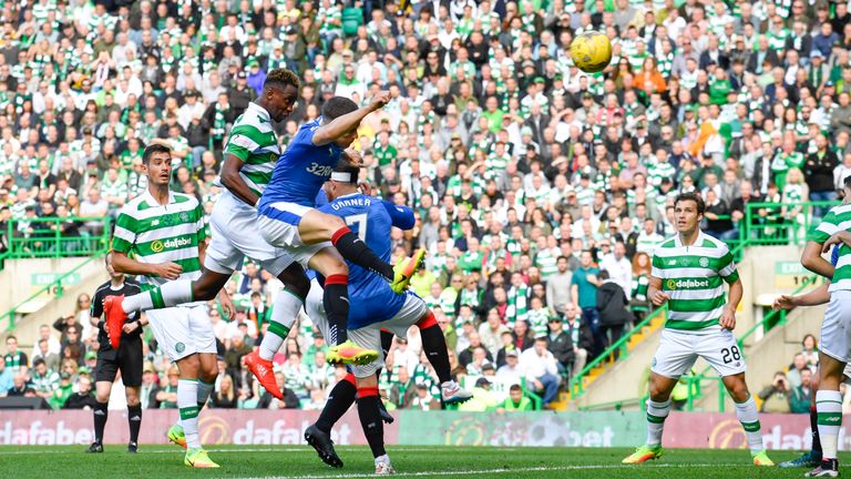 Moussa Dembele heads Celtic into the lead