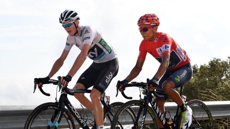 Chris Froome Nairo Quintana Vuelta