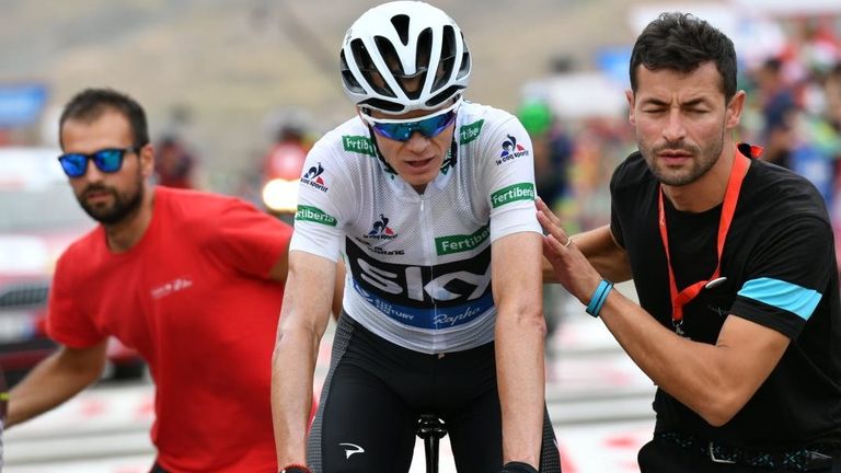 Chris Froome, Vuelta a Espana, stage 15