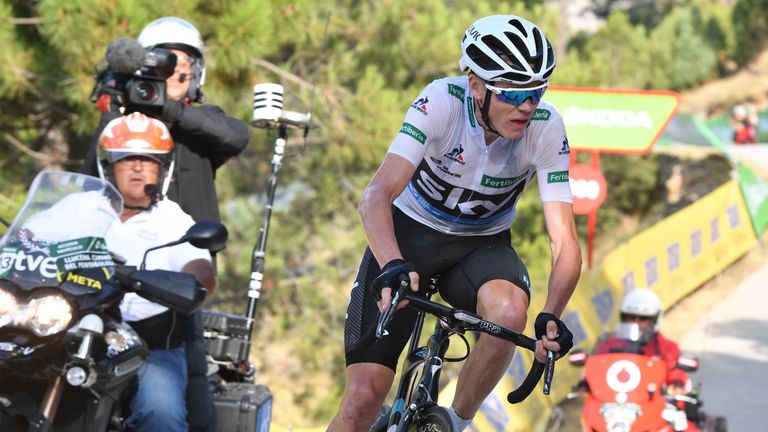 Chris Froome Vuelta stage 17