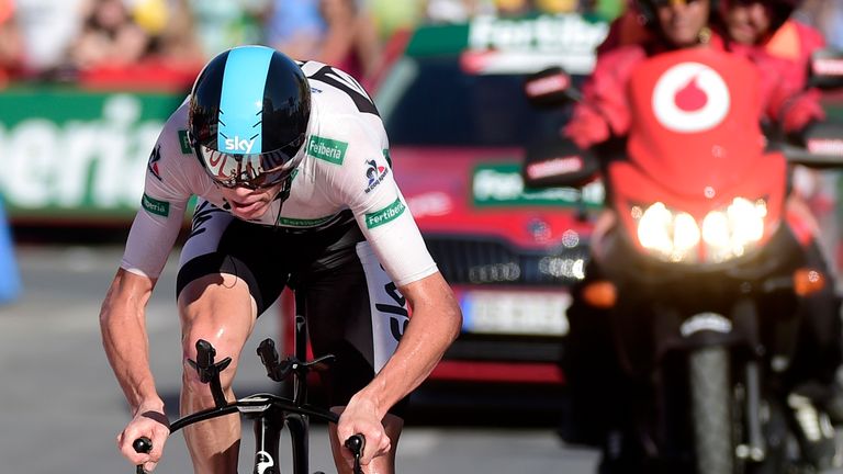 Chris Froome, Vuelta a Espana, stage 19