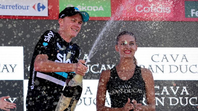 Chris Froome, Vuelta a Espana, stage 19