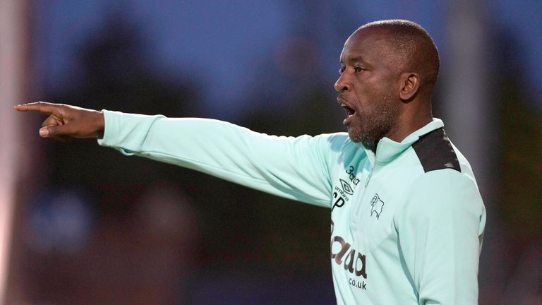 Chris Powell, assistant manager of Derby County 