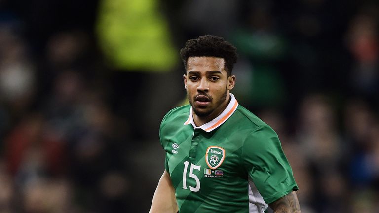 Cyrus Christie in action for the Republic of Ireland