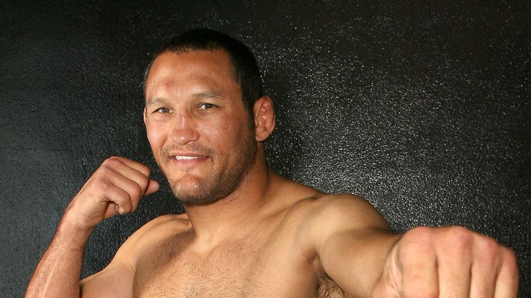 HOLLYWOOD - MARCH 17:  Legendary MMA Superstar and two time Olympic Wrestler Dan Henderson attends the CBS' Strikeforce MMA Fighters Open Media Workout on 