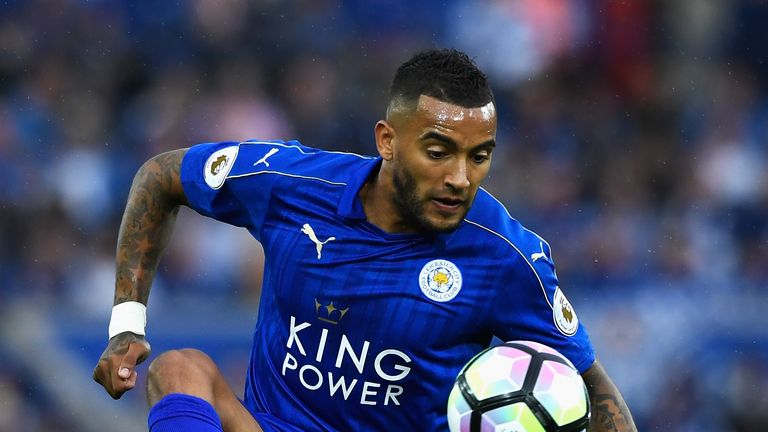 LEICESTER, ENGLAND - AUGUST 27: Danny Simpson of Leicester City in action during the Premier League match between Leicester City and Swansea City at The Ki