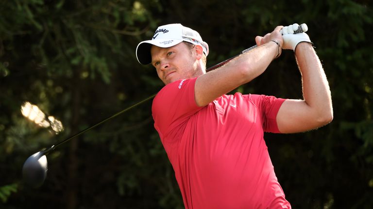 Danny Willett during the second round of the Omega European Masters