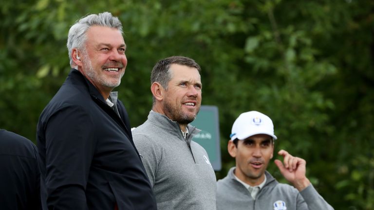 Darren Clarke mixed his rookies with established stars on day two of practice