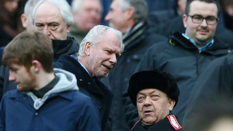 David Gold (left) and David Sullivan are expecting improved stewarding