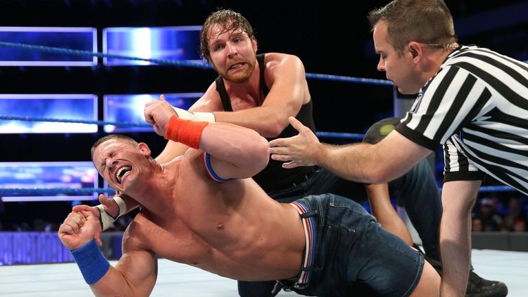 WWE Smackdown - Dean Ambrose and John Cena
