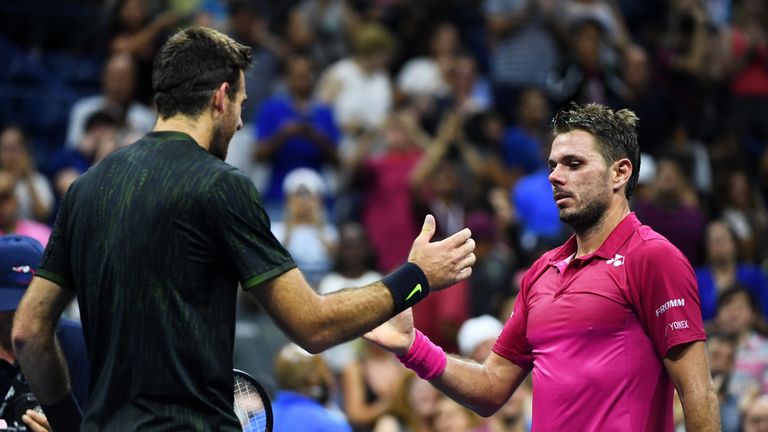 Itw as an emotional finish for Wawrinka and Del Potro