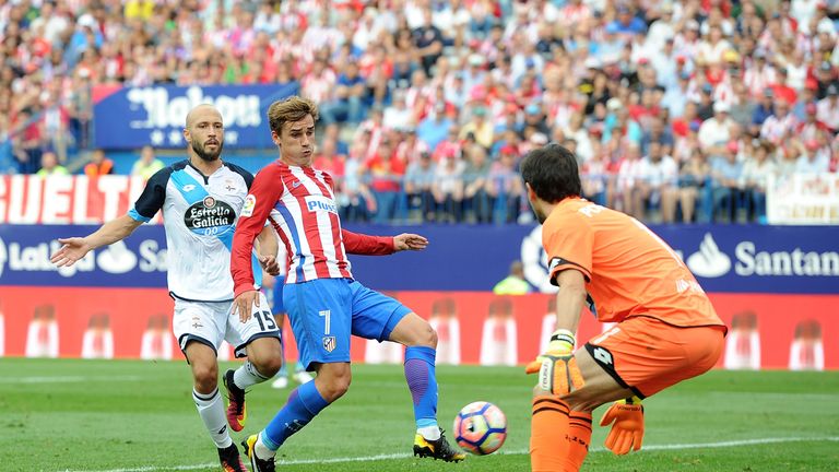 Antoine Greizmann scores Atletico Madrid's winner