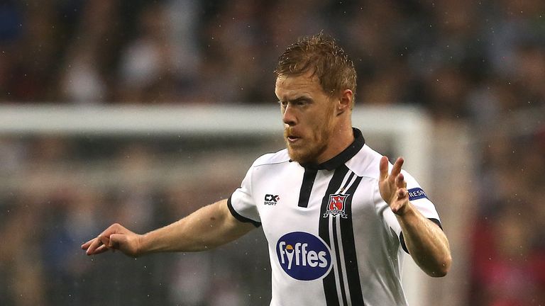 Dundalk's Daryl Horgan during the UEFA Champions League qualifying play-off, first leg match at the Aviva Stadium, Dublin