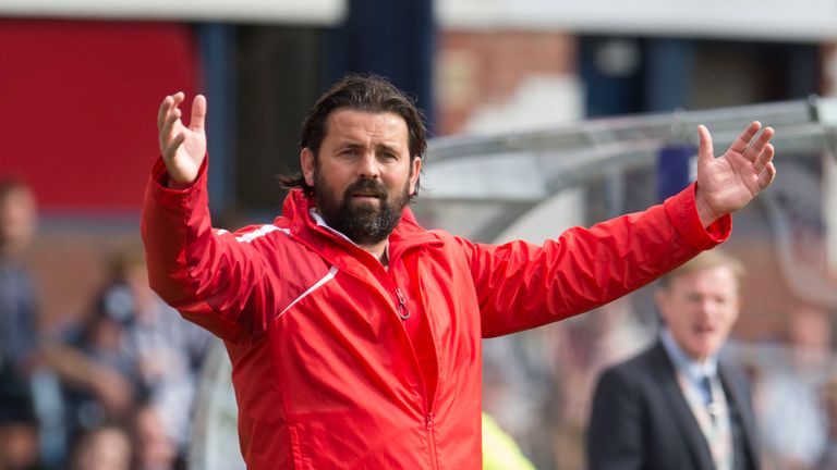 Dundee manager Paul Hartley disagreed with the decision to award Aberdeen a penalty