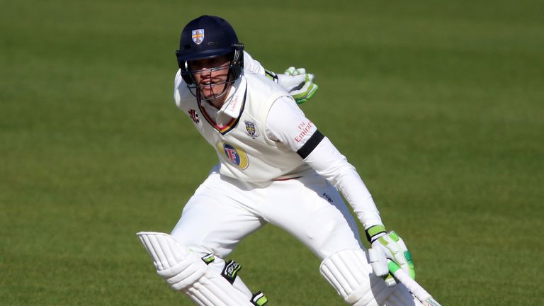 Durham's Keaton Jennings in action