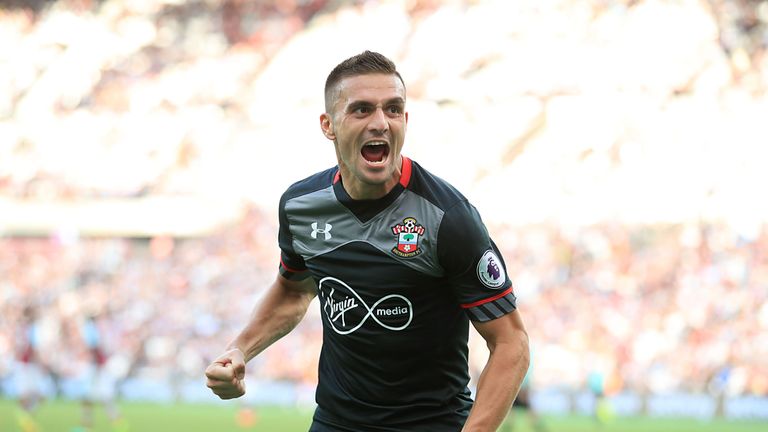 Southampton's Dusan Tadic celebrates 