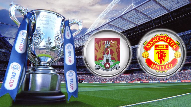 EFL Cup Northampton Town v Manchester United