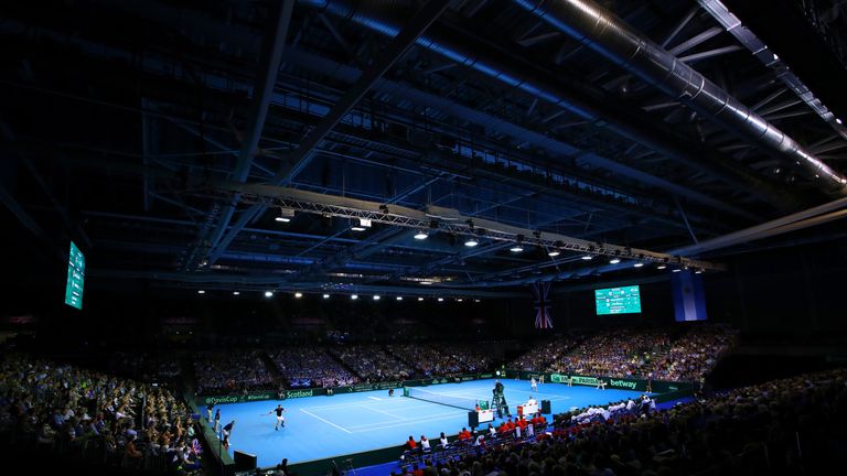 A packed Emirates Hall in Glasgow enjoyed Murray's win over Pella to level matters at 2-2
