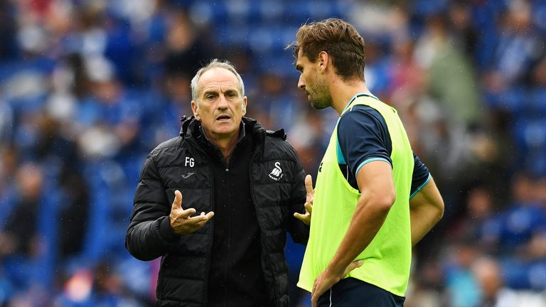 Francesco Guidolin says he is not worried about Fernando Llorente's lack of goals for Swansea