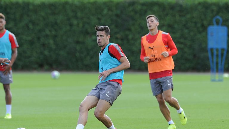 Gabriel of Arsenal during Arsenal Training Session at London Colney 