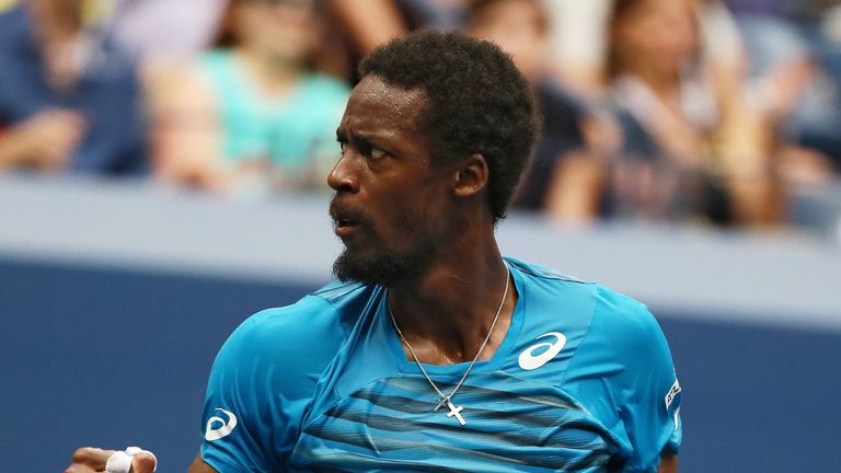 Gael Monfils took the third set against Djokovic