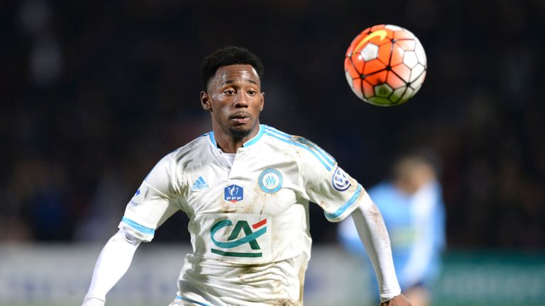 Georges-Kevin Nkoudou chases the ball during the French Cup