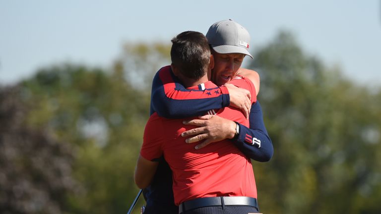 But thanks chiefly to Fowler's play, USA fought back to win the match 1up