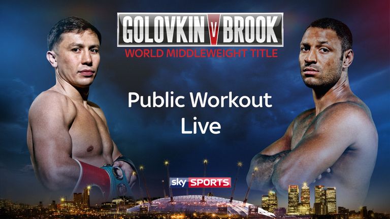 Golovkin v Brook Public Workout