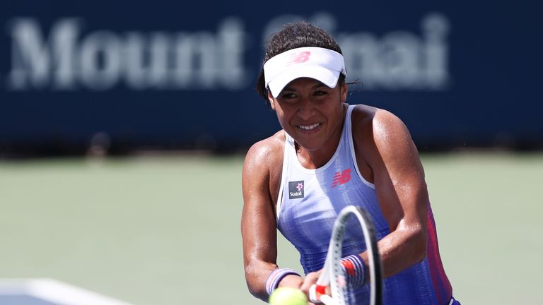 Heather Watson seems to be on the road to recovery