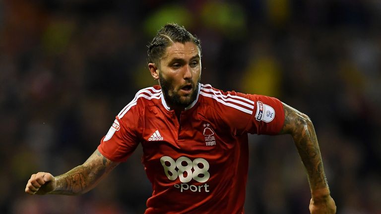 NOTTINGHAM, ENGLAND - SEPTEMBER 20:  Henri Lansbury of Nottingham Forest looks on during the EFL Cup Third Round match between Nottingham Forest and Arsena