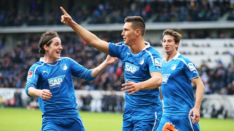 XXX during the Bundesliga match between 1899 Hoffenheim and Hamburger SV at Wirsol Rhein-Neckar Arena Sinsheim on February 1, 2014 in Sinsheim, Germany.