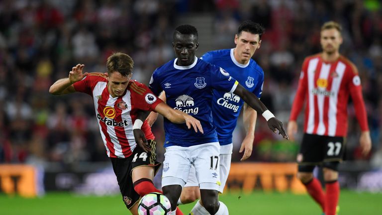 Idrissa Gueye was a key factor in Everton's victory at the Stadium of Light