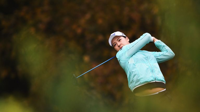EVIAN-LES-BAINS, FRANCE - SEPTEMBER 15:  In Gee Chun of Korea plays a shot during the first round of The Evian Championship on September 15, 2016 in Evian-
