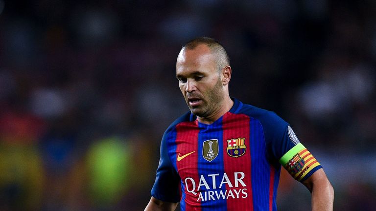 Andres Iniesta says he wants to finish his career at Barcelona