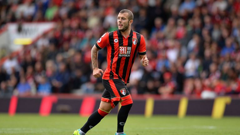 Jack Wilshere in action for AFC Bournemouth