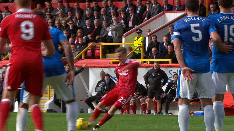 James Maddison scored the winner in Aberdeen's victory over Rangers