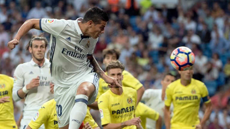 James Rodriguez, Real Madrid v Villarreal, La Liga