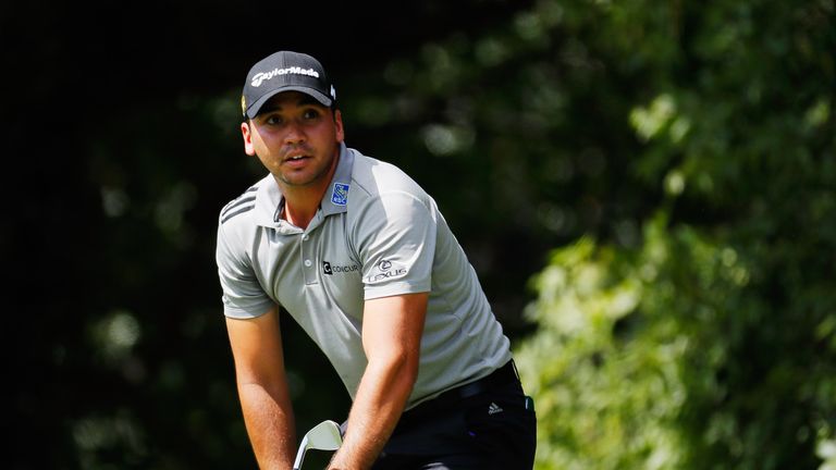 Jason Day during the second round of the TOUR Championship at East Lake Golf Club 