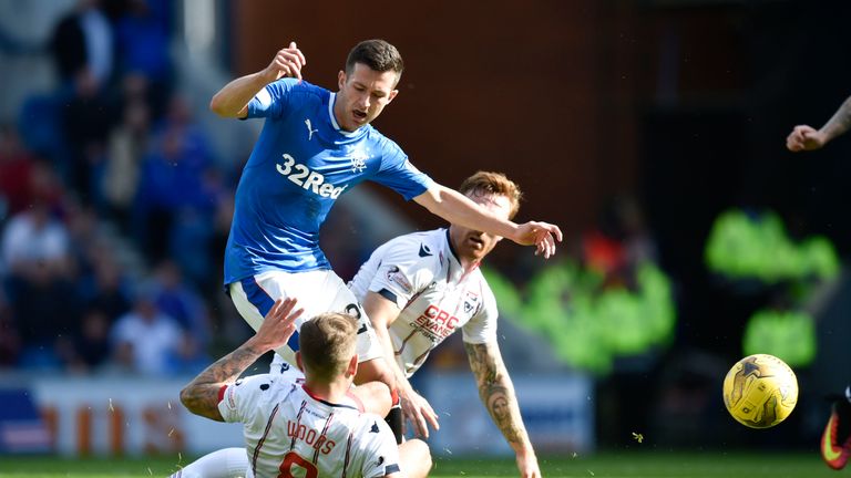 Jason Holt returned to action for Rangers after injury 