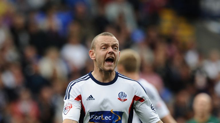 BOLTON, ENGLAND - AUGUST 24:  Jay Spearing of Bolton Wanderers during the Sky Bet Championship match between Bolton Wanderers and Queens Park Rangers at Re