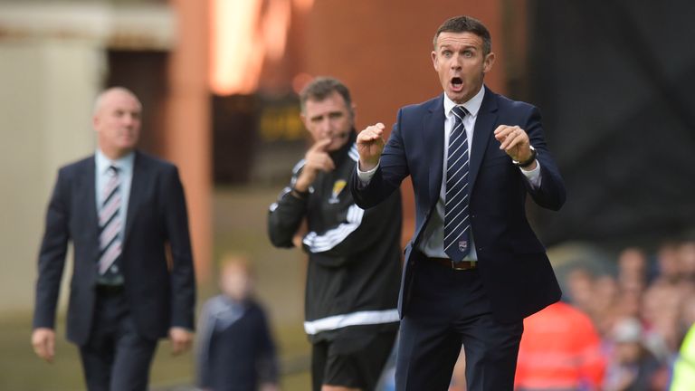 Ross County manager Jim McIntyre was happy to leave Ibrox with a point